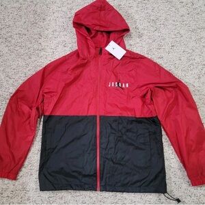 Jordan Men's Red and Black Lightweight Jacket